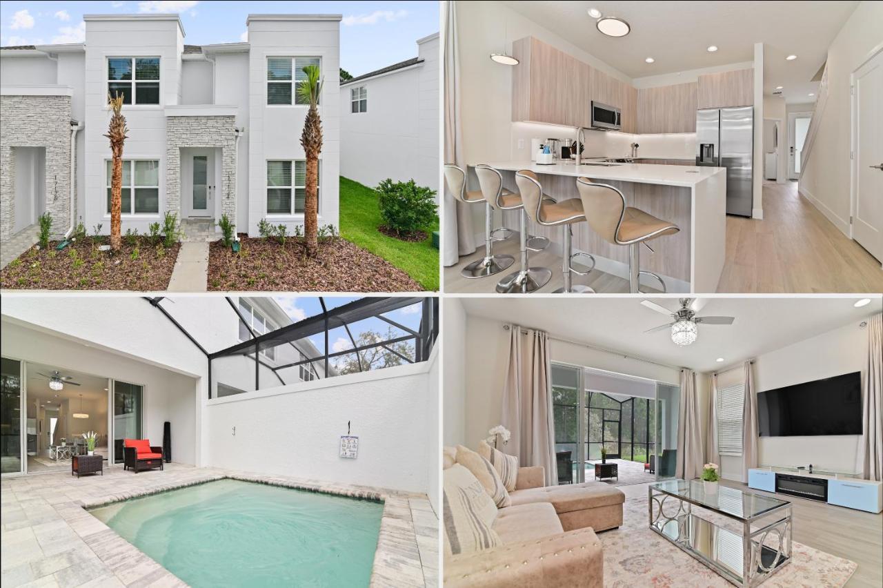 New Modern & Spacious Townhouse Near Disney - 4Br And 3Fb Orlando Zewnętrze zdjęcie